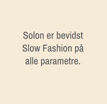 Slowfashion Solon Handmade