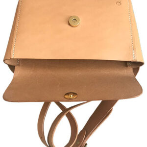 Bum Bag natur med magnetlås Bumbag Natur kernelæder med magnetlås