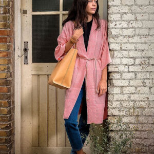 Shopper i natur kernelæder Shopper i natur vegetabilsk garvet kernelæder