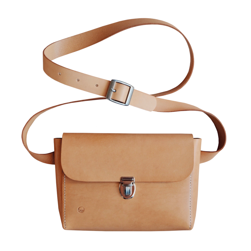 Bumbag med plads til pung, telefon og hverdagsting.